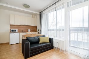 Sky studio apartment rent - Vilnius Lithuania