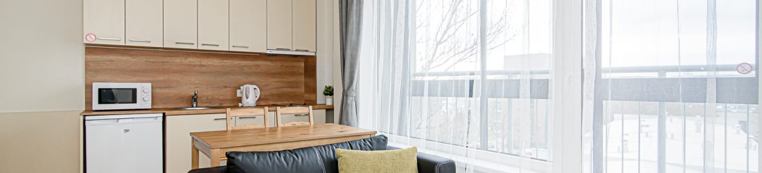 Sky studio apartment rent - Vilnius Lithuania